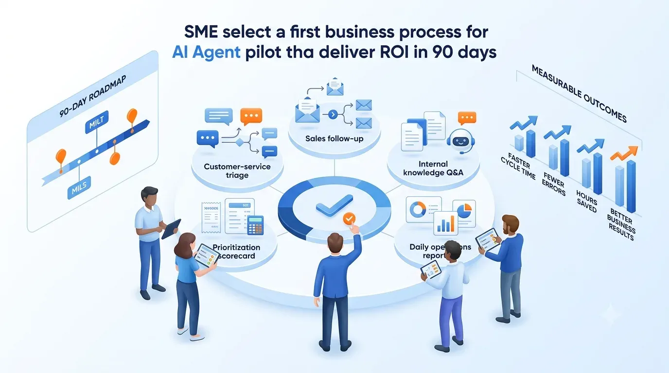 Which Processes Should AI Agents Handle First to Create ROI in 90 Days?