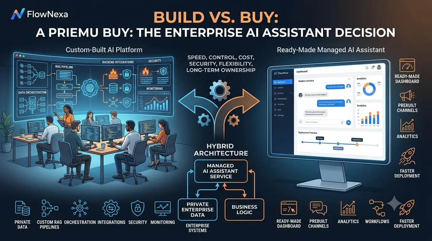 Should Businesses Build an AI Assistant or Use an Existing Service?
