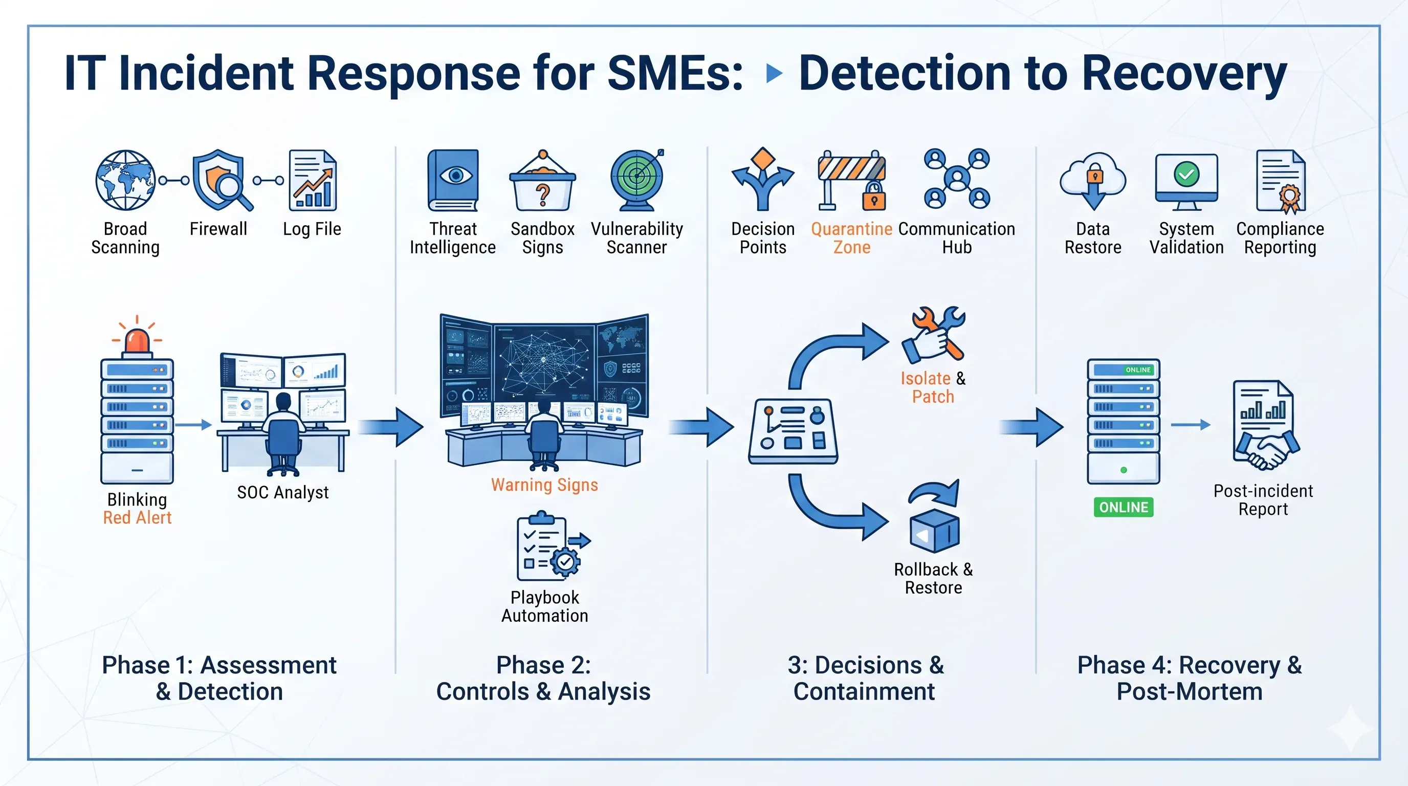 IT Incident Response for SMEs: Detection to Recovery