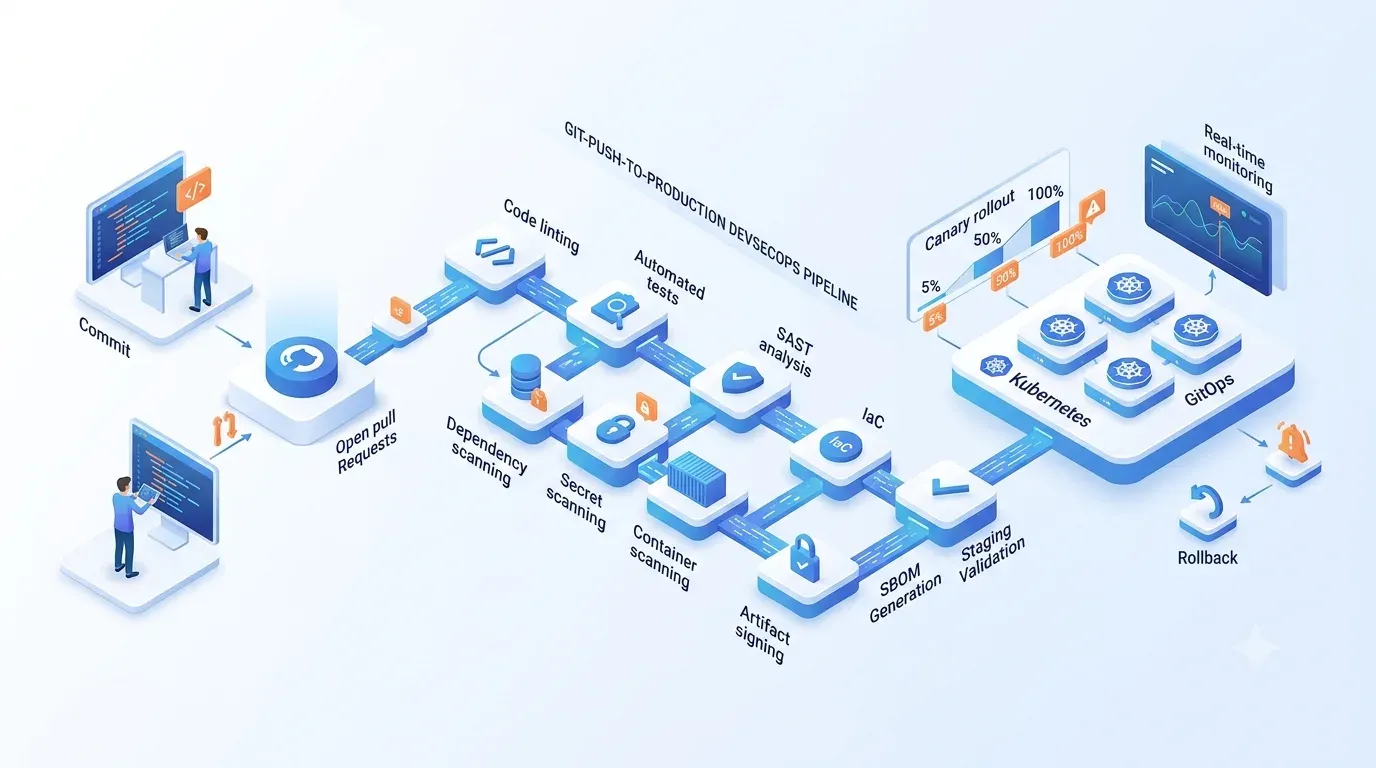 From Git Push to Production: How Does a Complete DevSecOps Pipeline Work?