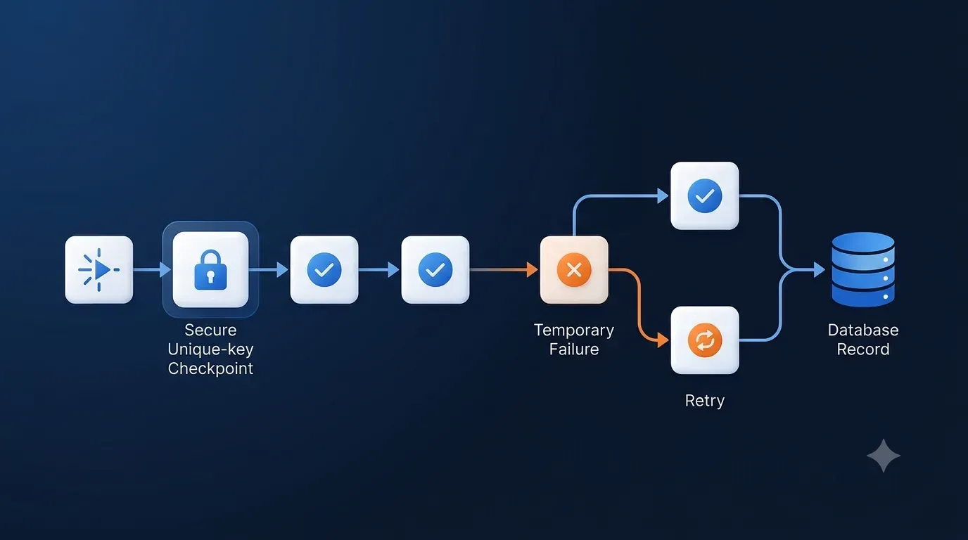 n8n workflow fails mid-run: how do you retry without duplicate data?